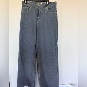 High Rise Wide Leg Jeans